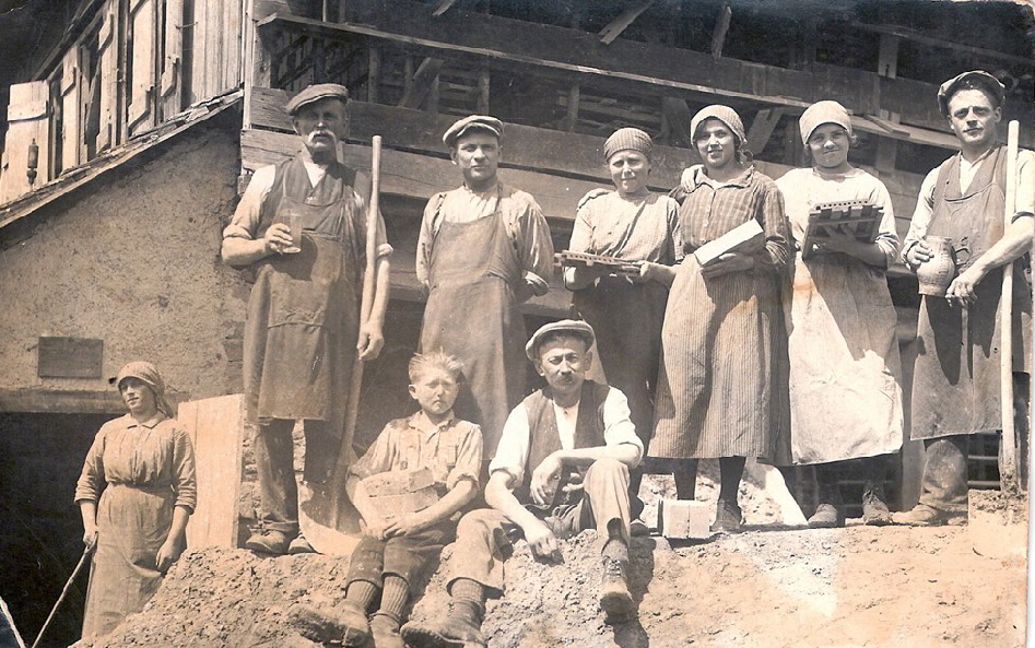 Mannschaft der Ziegelei Kirchhofen 1927 