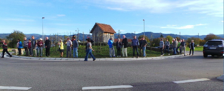Demo fr Rebhuschen im Kreisverkehr