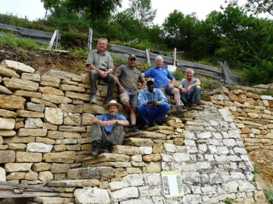 Trockenmauern setzen