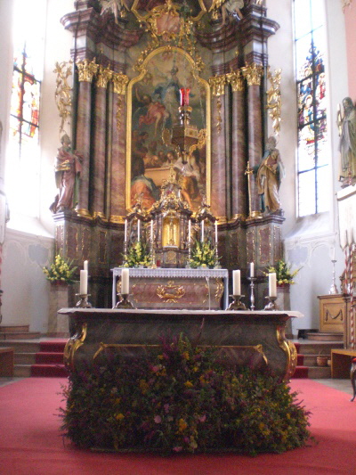 Kirche Kirchhofen Altar